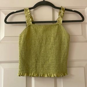 Green Stetchy Tank Top
